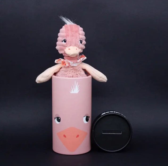 Les Déglingos - Peluche Pomelos a Avestruz com caixa presente - Image 5