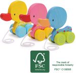 Small Foot - Baby Wooden Pull Duck