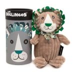 Les Déglingos - Peluche Jelekros o leão  com caixa presente