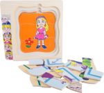 Small Foot - Puzzle por camadas - de bebé a avó em madeira para crianças - Image 6
