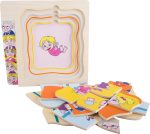Small Foot - Puzzle por camadas - de bebé a avó em madeira para crianças - Image 8