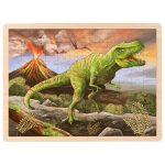 Goki - Puzzle em madeira - T-Rex