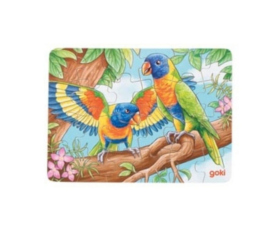Goki - Mini Puzzle - Animais Australianos - Arara - Image 1