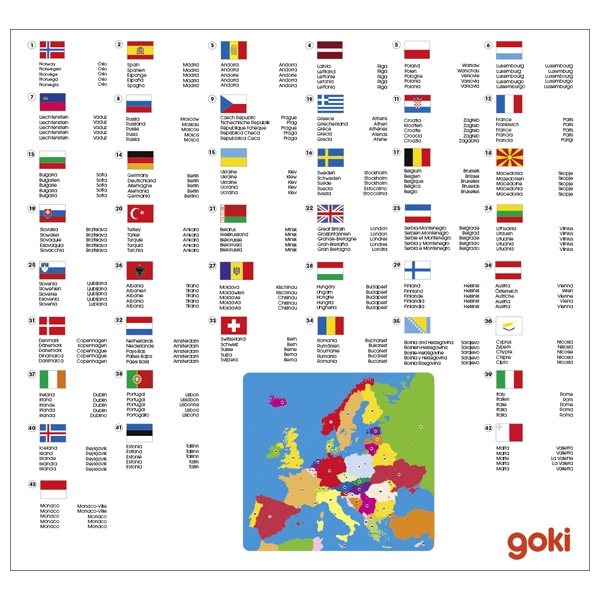 Goki - Puzzle Mapa Europa - Image 3