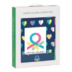 Benetton - Conjunto 3 peças - Pasta de argolas, caderno e estojo "Corazones" - Image 5