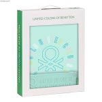 Benetton - Conjunto 3 peças - Pasta de argolas, caderno e estojo "World"