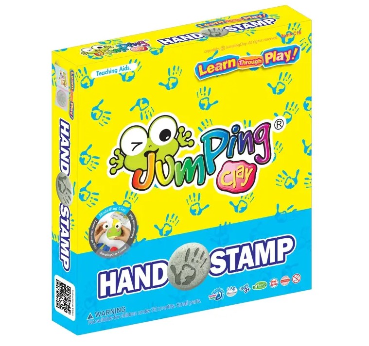 Jumping Clay -  Molde de Mão - Hand Stamp - Kit de argila para modelar ar seco (Cópia) - Image 2