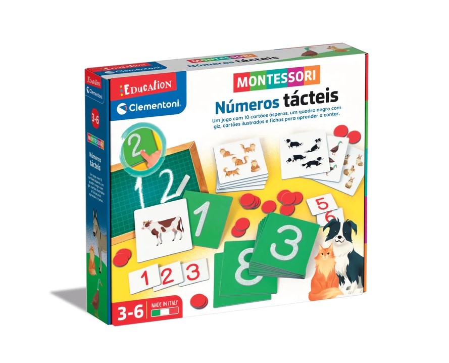 Clementoni - Montessori Números tácteis - Image 1