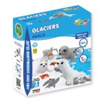 Jumping Clay - Seals with Puzzle - Glaciers Collection - Dry Air Modeling Clay Kit - Image 2