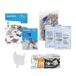Jumping Clay - Seals with Puzzle - Glaciers Collection - Dry Air Modeling Clay Kit - Image 3