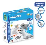 Jumping Clay - Seals with Puzzle - Glaciers Collection - Dry Air Modeling Clay Kit - Image 4