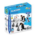 Jumping Clay - Penguins with Puzzle - Glaciers Collection - Dry Air Modeling Clay Kit - Image 2