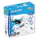 Jumping Clay - Ursos com Puzzle - Glaciers Collection - Kit de argila para modelar ar seco - Image 2