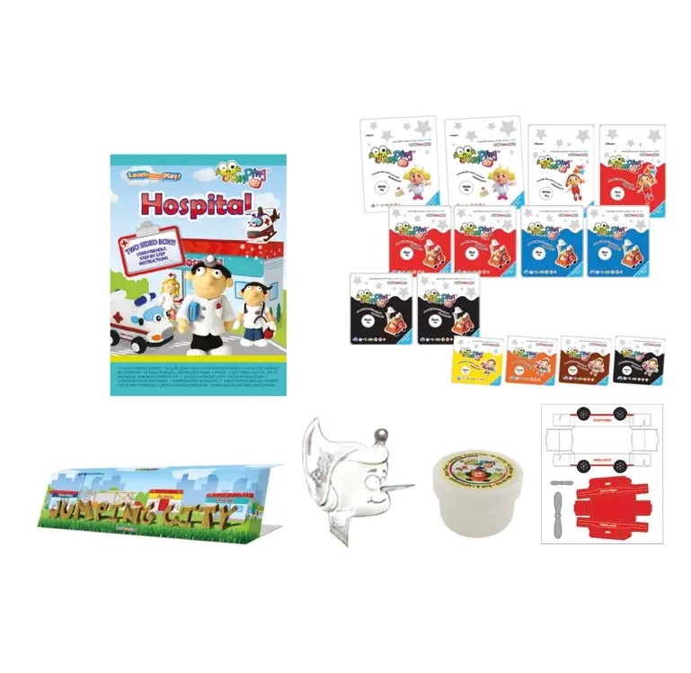 Jumping Clay - Hospital - Kit de argila para modelar ar seco - Image 3