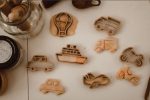 Kinfolk Pantry - Conjunto Mini de cortadores de Meios de Transporte