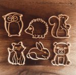 Kinfolk Pantry - Conjunto Mini de cortadores Animais da Floresta