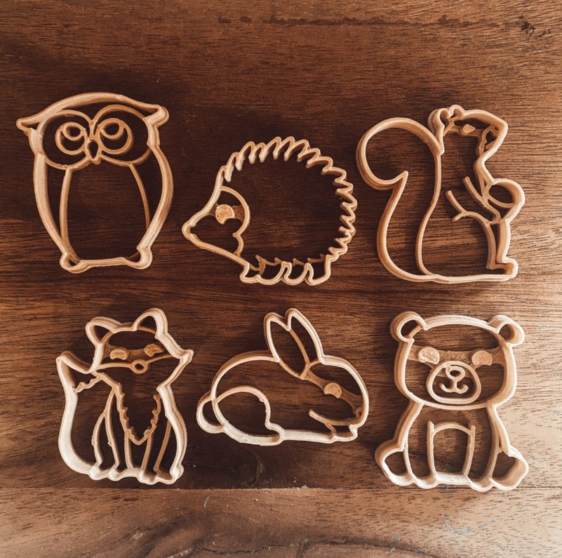 Kinfolk Pantry - Conjunto Mini de cortadores Animais da Floresta - Image 1