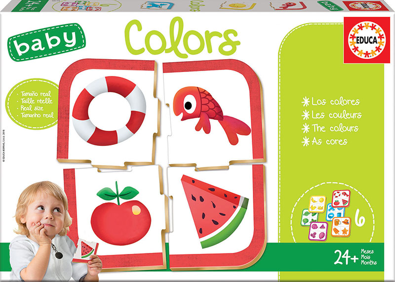 Educa - Puzzle Baby - Cores - Image 1