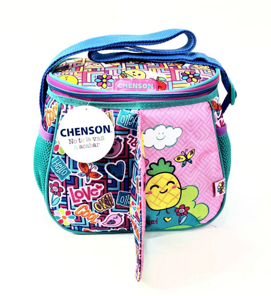 Lancheira escolar para meninas, bolsa térmica com alças longas - Image 1