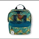 Casual backpack with floral print