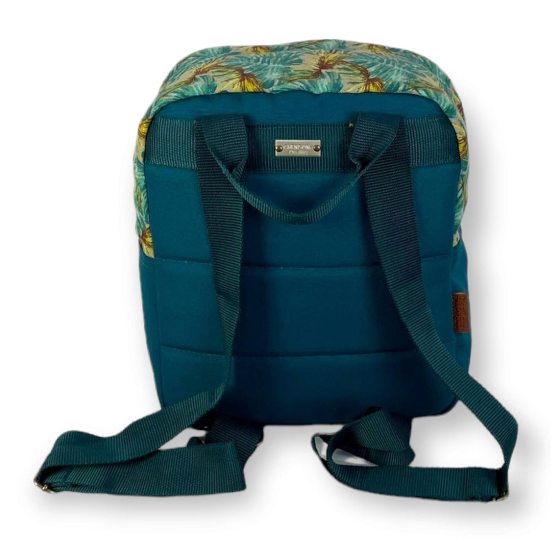 Casual backpack with floral print - Image 4