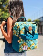 Casual backpack with floral print - Image 2