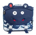 Les Délingos - Mochila escolar ciclo 35cm - Hippipos o hipopótamo