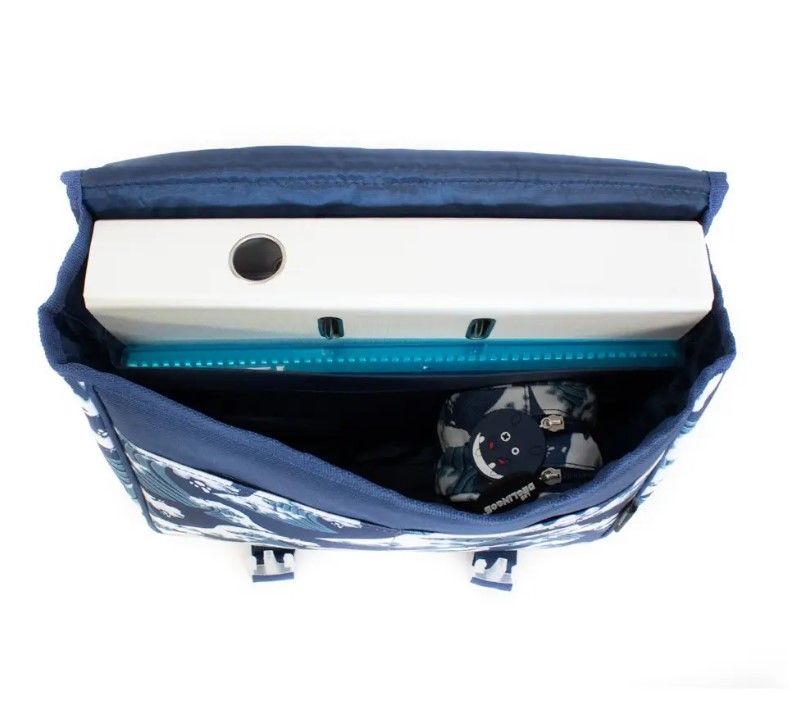 Les Délingos - Mochila escolar ciclo 35cm - Hippipos o hipopótamo - Image 3