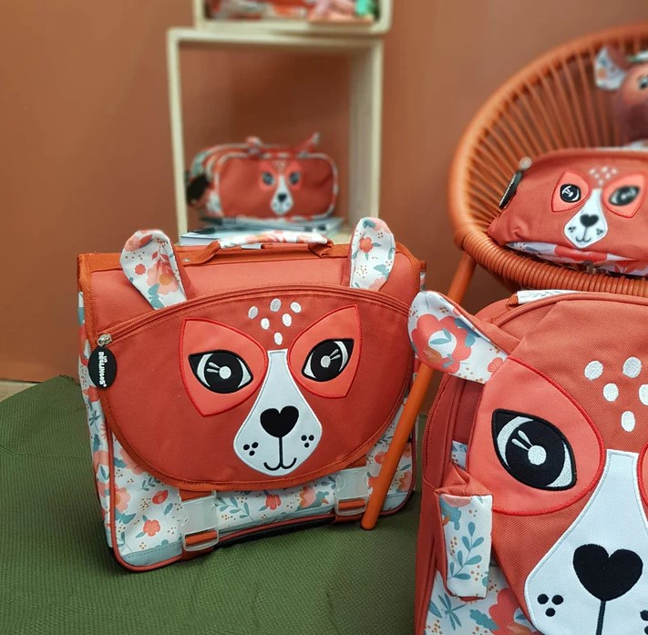 Les Délingos - Mochila escolar ciclo 35cm - Mélimélos o veado - Image 3