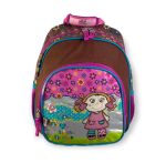 Mochila escolar para creche / jardim de infância com desenhos infantis - Boneca
