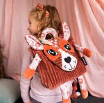 Les Délingos - Mochila de veludo creche / jardim de infância - Mélimelos o veado - Image 2