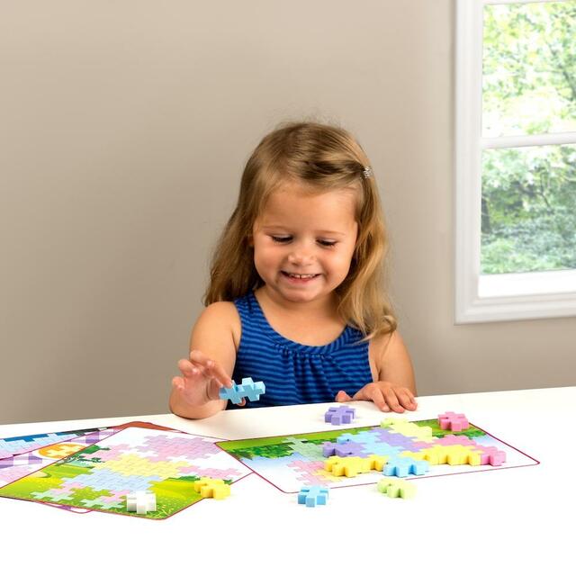 PLUS-PLUS - Big Picture Puzzle Pastel 60 peças para crianças - Image 11