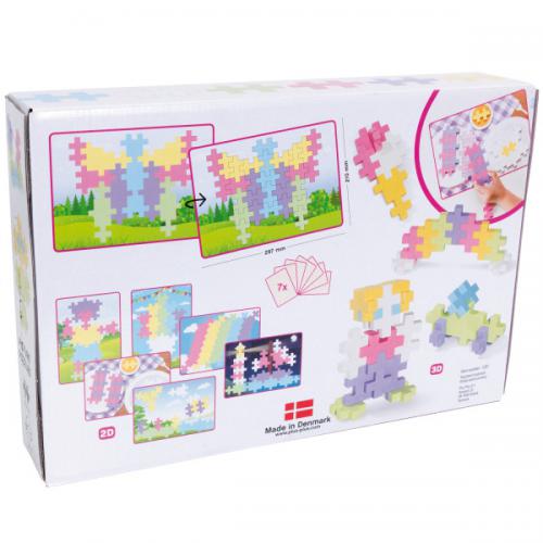 PLUS-PLUS - Big Picture Puzzle Pastel 60 peças para crianças - Image 5