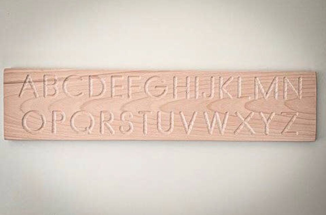 The Little Coach House - Wooden Board Alphabet AZ Lowercase and Uppercase - Montessori Resource - Image 3