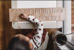 The Little Coach House - Wooden Board Alphabet AZ Lowercase and Uppercase - Montessori Resource - Image 5