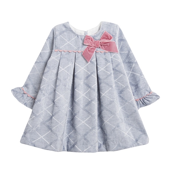 BGI99502_Vestido cerimónia laço veludo_Newness_1 Newness - Vestido de cerimónia bebé menina - Image 1