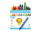 Lápis de Cera - 12 unidades em cores diferentes