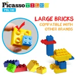 Picasso Tiles - Blocos largos de construção - 100 peças - Image 7