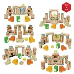 Picasso Tiles - Conjunto de cubos magnéticos + puzzles - Tema Dinossauro - Image 4