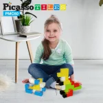 Picasso Tiles - Conjunto Cubos Magnéticos Sensoriais - 60 peças - Image 11