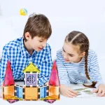 Picasso Tiles - Conjunto Magnético com portas e janelas - 21 peças - Image 8