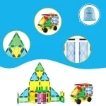 Picasso Tiles - Conjunto Magnético com portas e janelas - 61 peças - Image 5