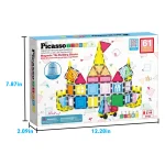 Picasso Tiles - Conjunto Magnético com portas e janelas - 61 peças - Image 2