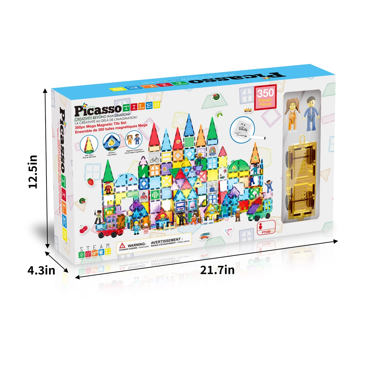 Picasso Tiles - Master Conjunto magnético - 350 peças - Image 10