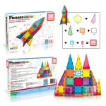 Picasso Tiles - Conjunto Magnético foguetão - 36 peças - Image 2