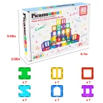Picasso Tiles - Magnetic set - 42 pieces - Image 8