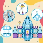 Picasso Tiles - Conjunto magnético - Castelo de gelo com personagens - Image 4