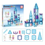 Picasso Tiles - Conjunto magnético - Castelo de gelo com personagens - Image 6