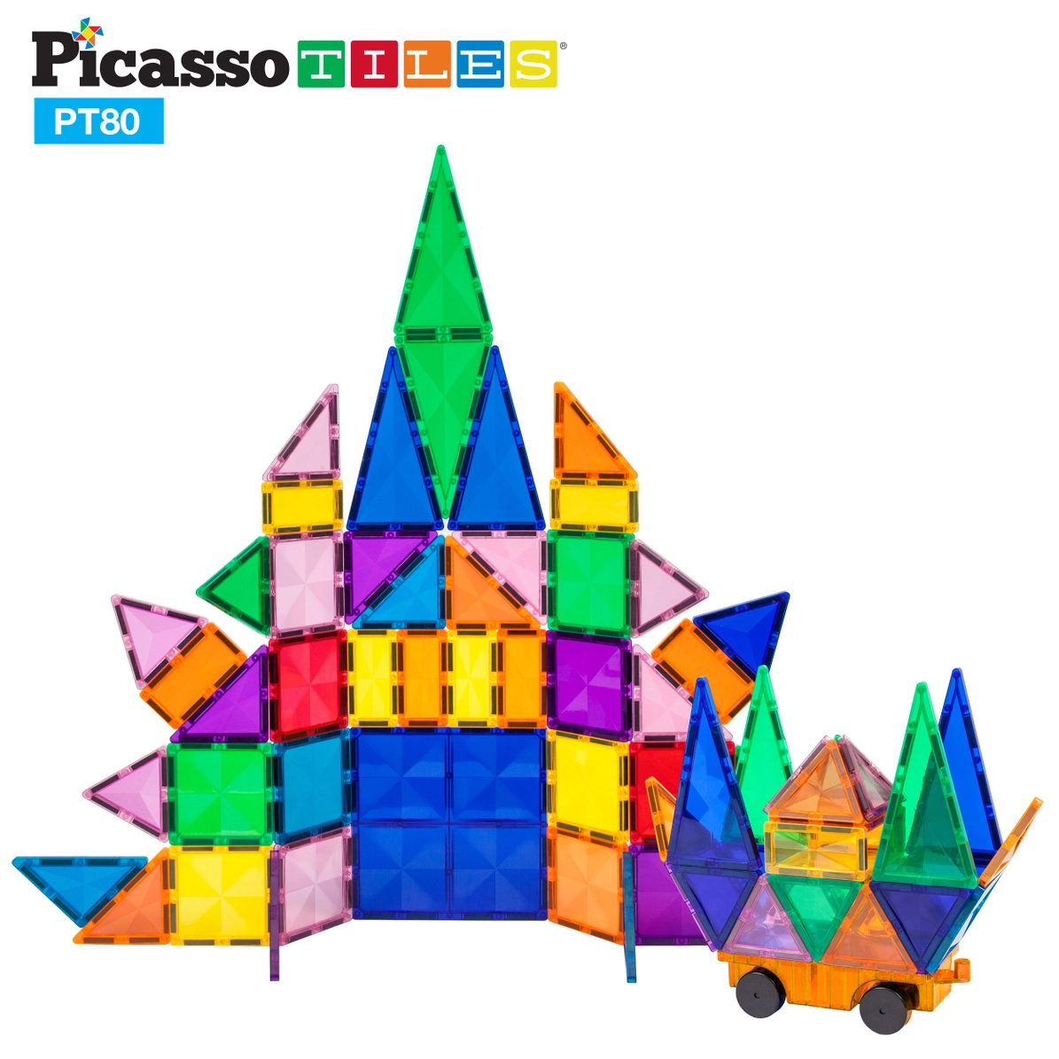 Picasso Tiles - Conjunto Magnético Master - 80 peças - Image 6
