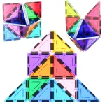 Picasso Tiles - Expansion Kit straight triangles - 12 pieces
